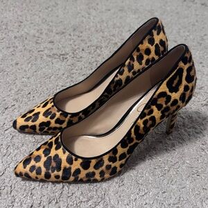 Jessica Simpson animal print Heels Sz 7.5